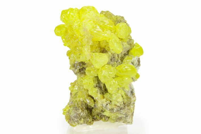 Bright-Yellow Sulfur Crystals - Bolivia #322541